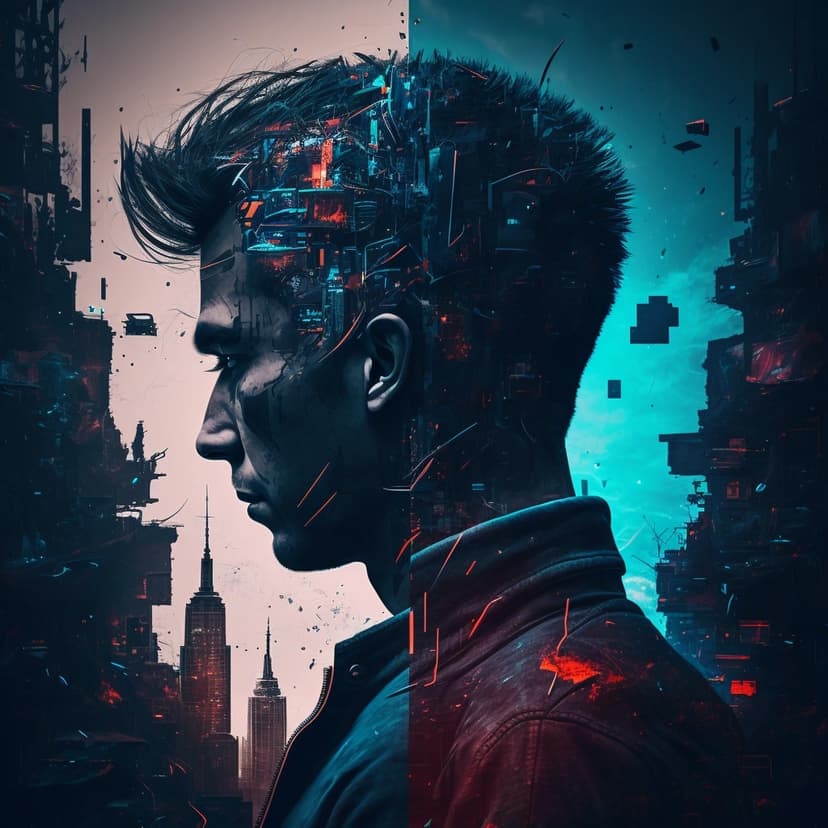 AI-generated digital artwork